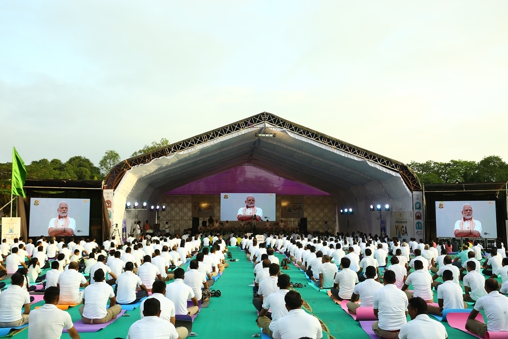 8th International Yoga Day of ISP Nashik, BNP Dewas and SPM Narmadapuram- Gallery
