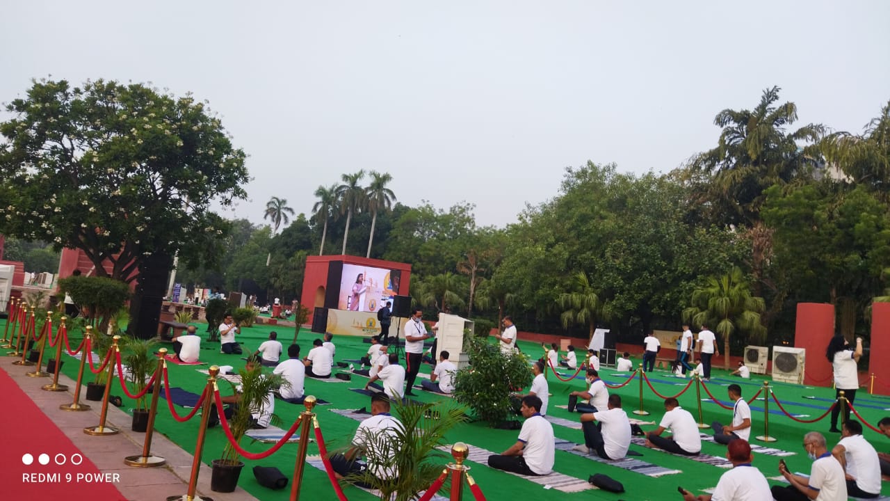 YOGA 2022 at Jantar Mantar
